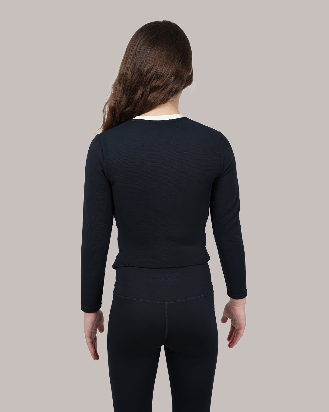 Stella Long Sleeve Top - Navy Blue