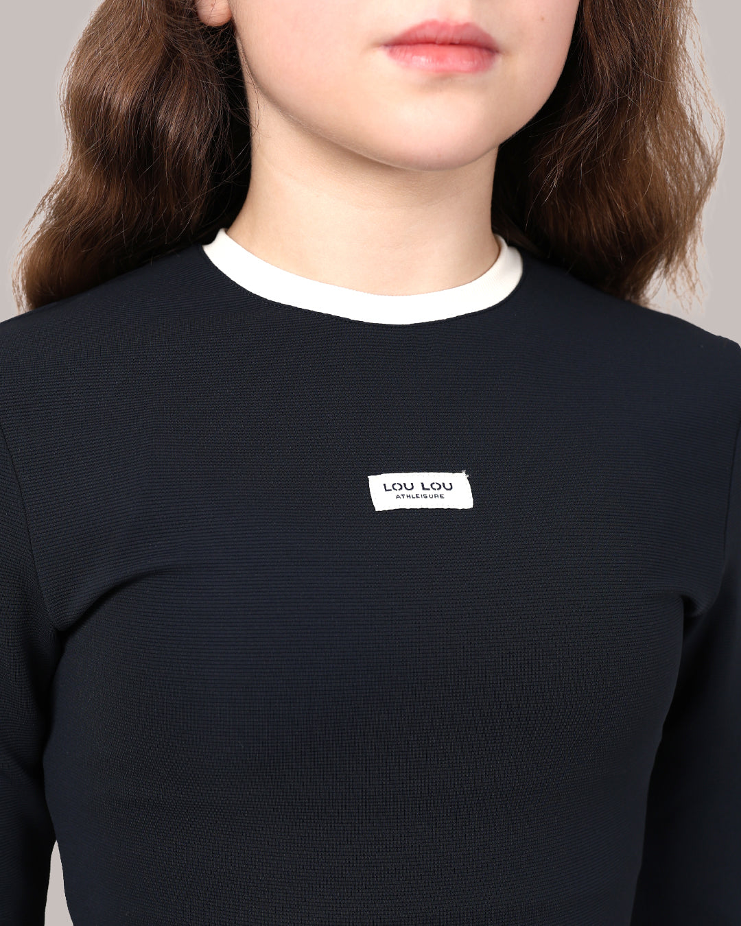 Stella Long Sleeve Top - Navy Blue