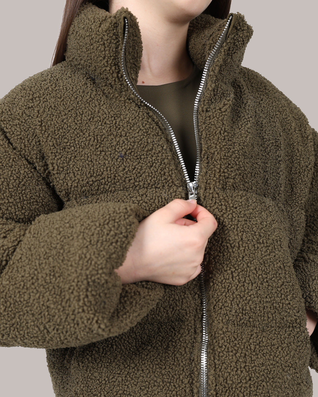 Estelle Coat - Green Olive